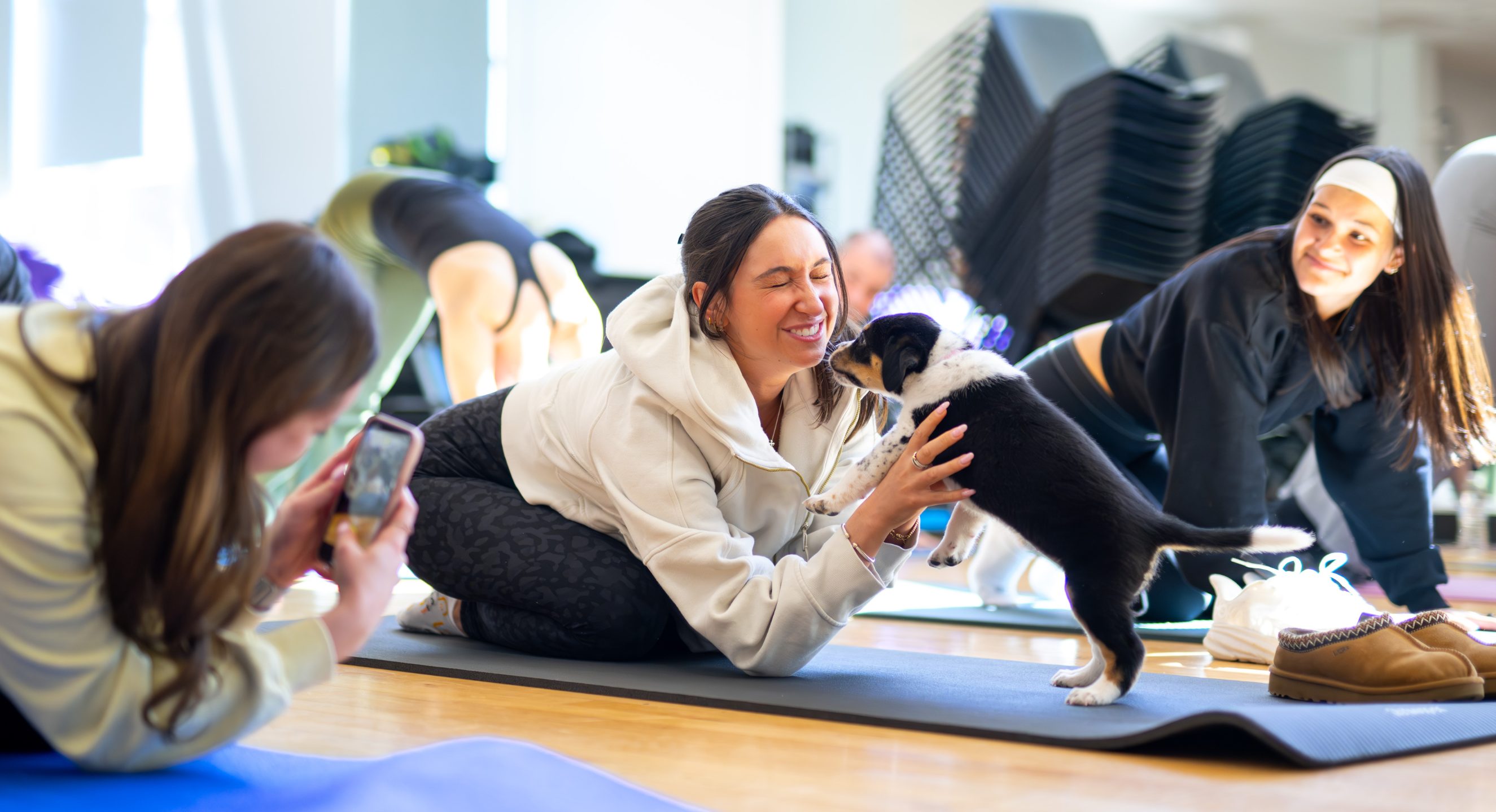 Puppy Yoga