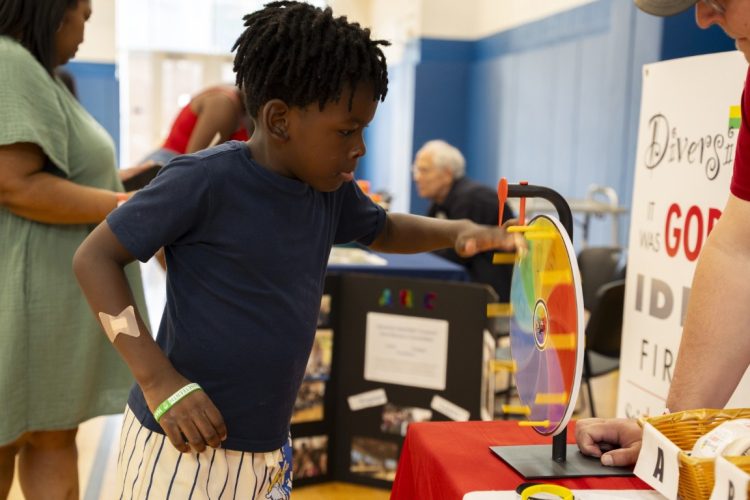 Child at Juneteenth Event